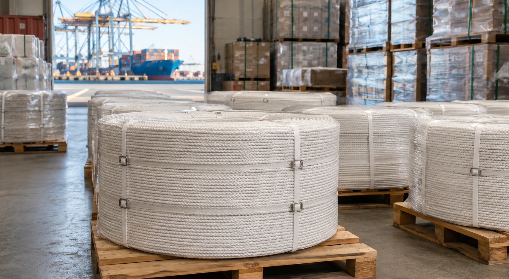 Composite Cord Strap Exporter Spain — Greenstrix Industrial Packaging